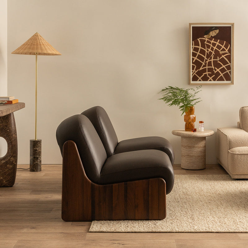 Chocolate Leather / Walnut