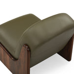 Olive Green Leather / Walnut