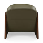 Olive Green Leather / Walnut