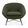 Barrow Lounge Chair - Pine Green