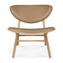 Eye Upholstered Lounge Chair - Sienna Leather
