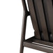 Jack Leather Lounge Chair (Mahogany Dark Brown, Black)
