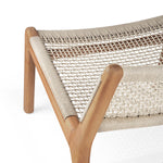 Teak Brown / Woven Beige