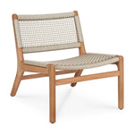 Teak Brown / Woven Beige