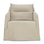 Weave Lounge Chair - Bone