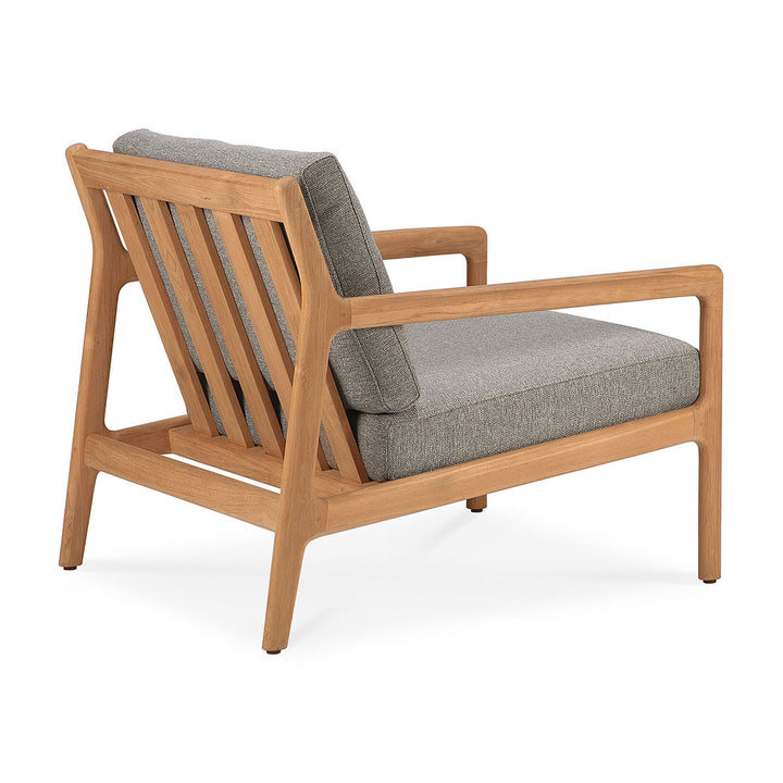 Jack Outdoor Fabric Lounge Chair (Teak, Mocha)