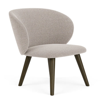Agnes Brown Textured Weave / Dark Walnut
