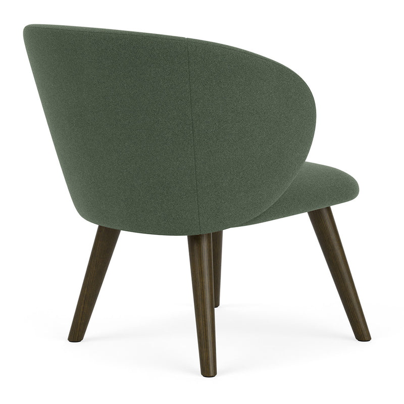 Cura Dark Green Weave / Dark Walnut