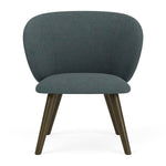Form Blue Grey Fabric / Dark Walnut