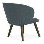 Form Blue Grey Fabric / Dark Walnut
