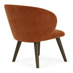 Moss Rust Fabric / Dark Walnut