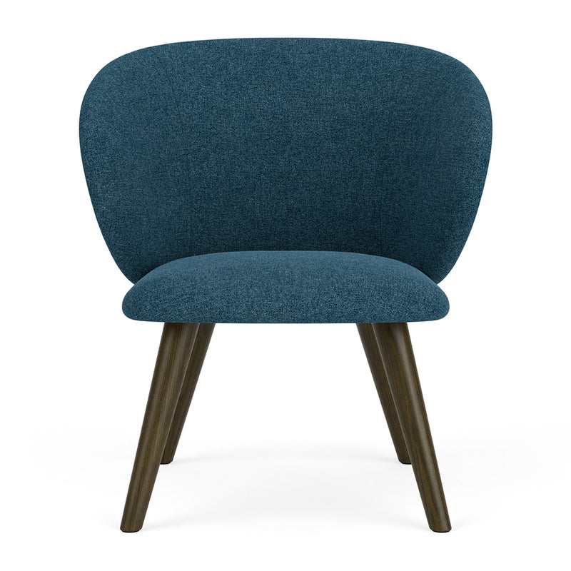 Olena Midnight Blue / Dark Walnut
