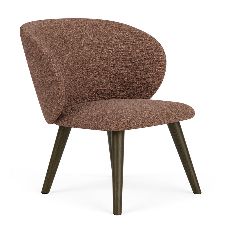 Pebble Rust Boucle / Dark Walnut