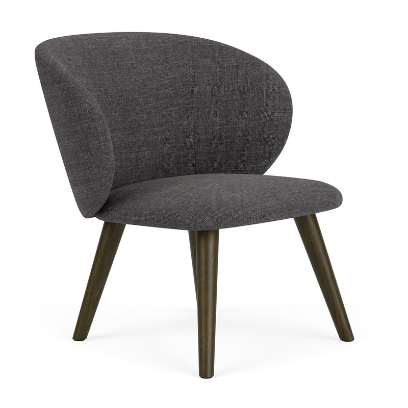 Vega Antracit Fabric / Dark Walnut