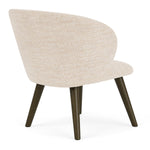 Vega Cream Textured Weave / Dark Walnut