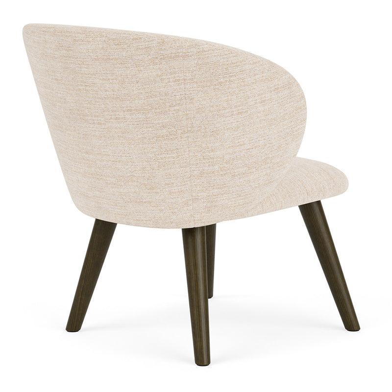 Vega Cream Textured Weave / Dark Walnut