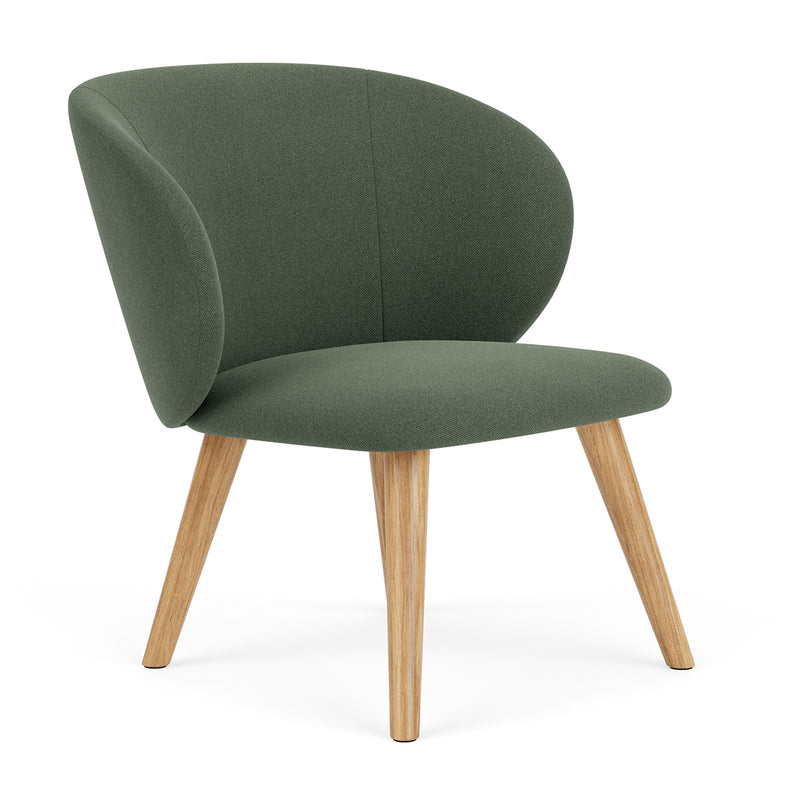 Cura Dark Green Weave / Oak