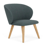 Form Blue Grey Fabric / Oak