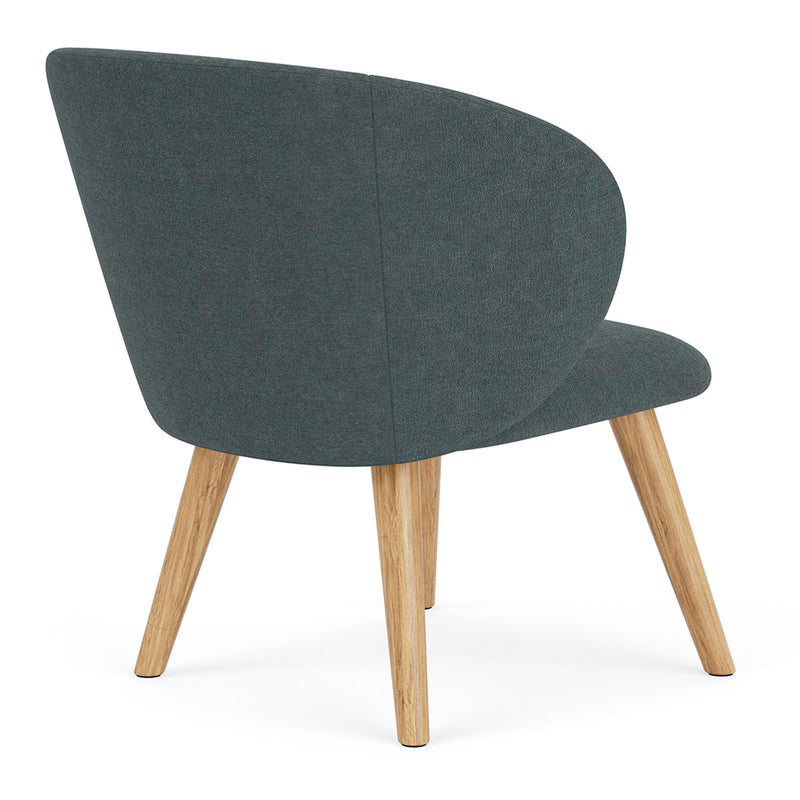 Form Blue Grey Fabric / Oak