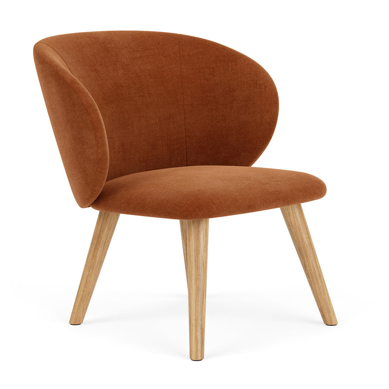 Moss Rust Fabric / Oak