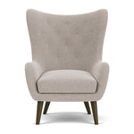 Agnes Brown Textured Weave / Dark Walnut