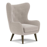 Agnes Brown Textured Weave / Dark Walnut