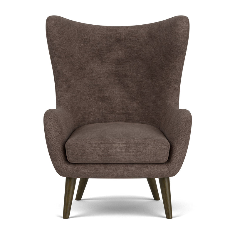 Aulla Cacao Textured Weave / Dark Walnut