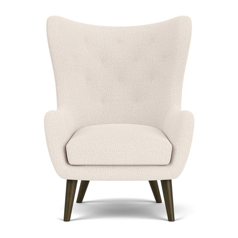 Maya Cream Boucle / Dark Walnut