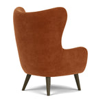 Moss Rust Fabric / Dark Walnut