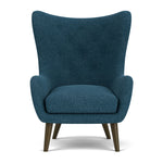 Olena Midnight Blue / Dark Walnut