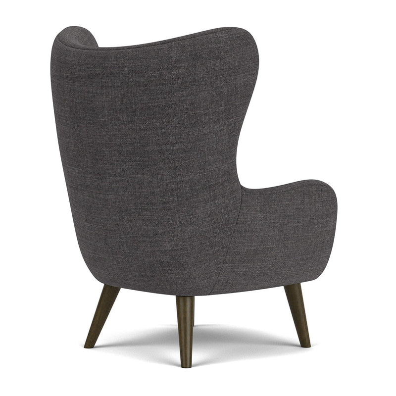 Vega Antracit Fabric / Dark Walnut