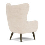 Vega Cream Textured Weave / Dark Walnut