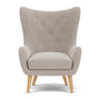 Paul Chair - Agnes Brown Textured Weave / Oak