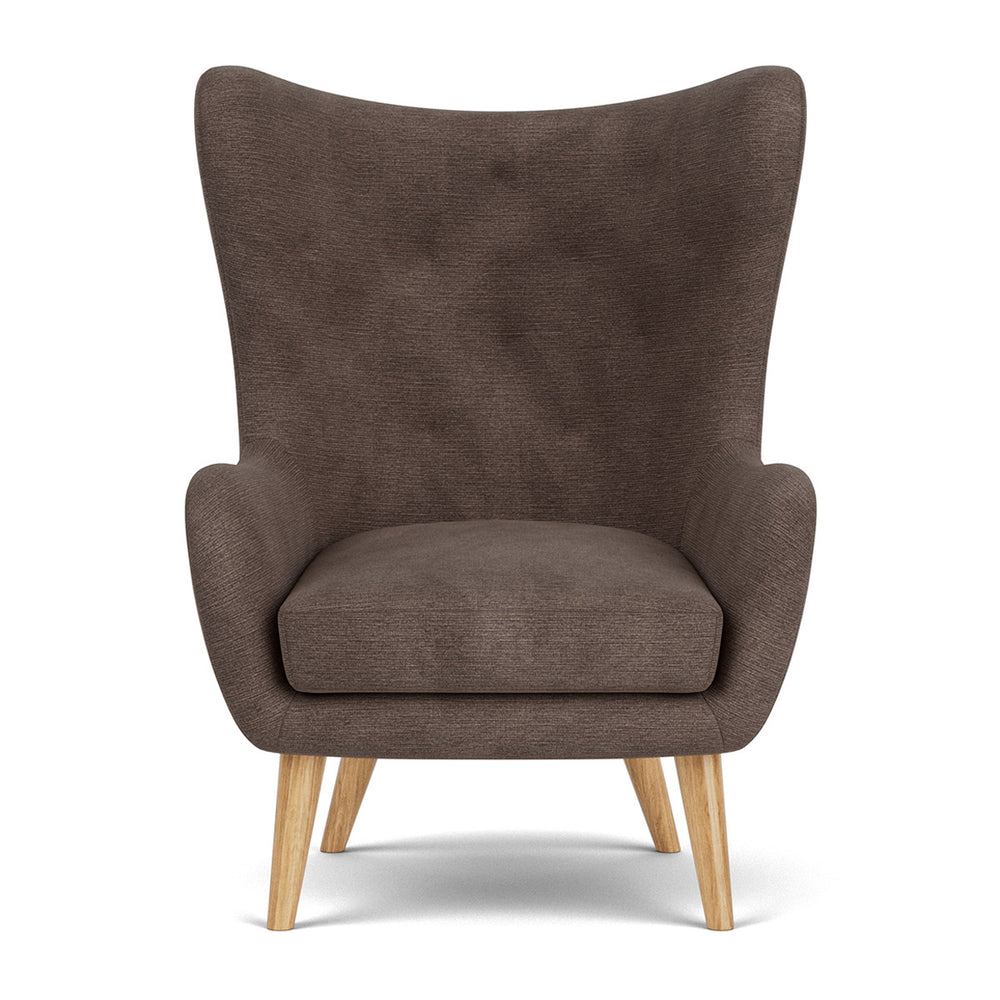 Aulla Cacao Textured Weave / Oak