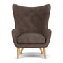 Paul Chair - Aulla Cacao Textured Weave / Oak