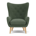 Cura Dark Green Weave / Oak