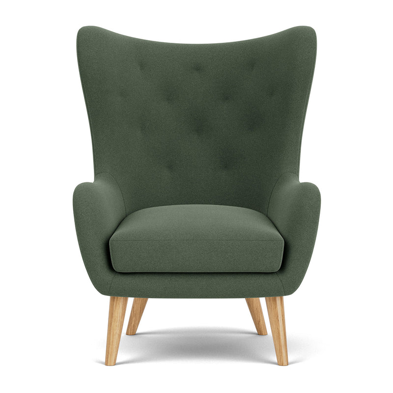 Cura Dark Green Weave / Oak