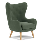 Cura Dark Green Weave / Oak