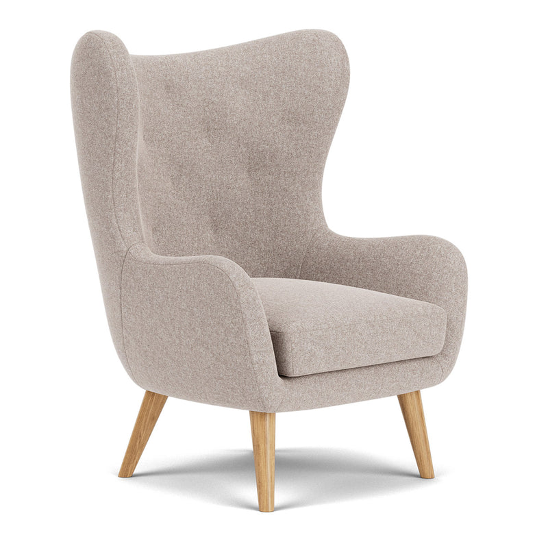 Fabio Stone Fabric / Oak