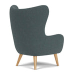 Form Blue Grey Fabric / Oak