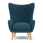 Paul Chair - Olena Midnight Blue / Oak