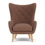 Paul Chair - Pebble Rust Boucle / Oak