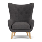 Vega Antracit Fabric / Oak