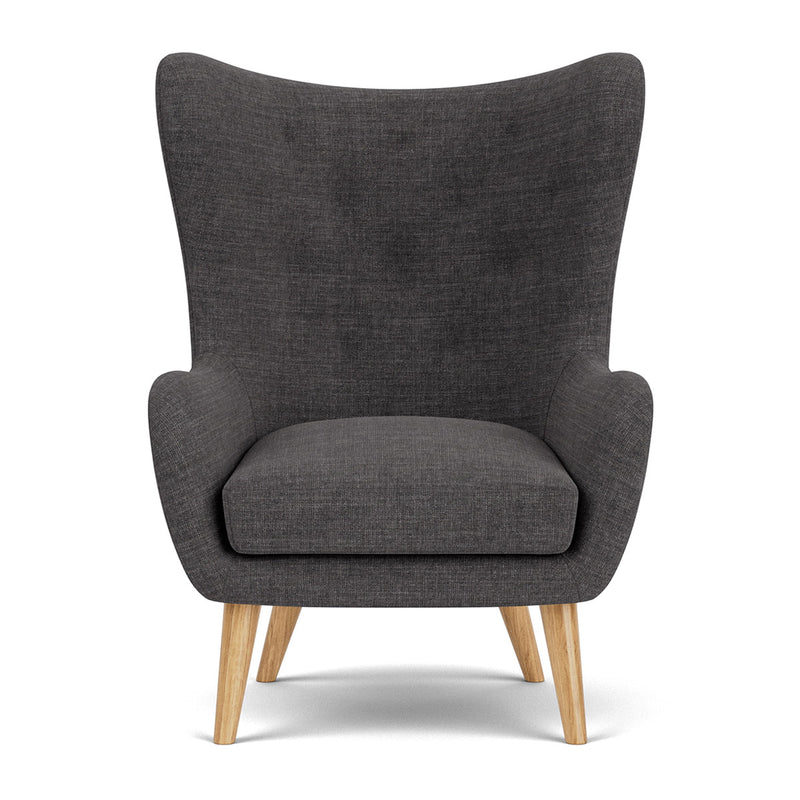 Vega Antracit Fabric / Oak