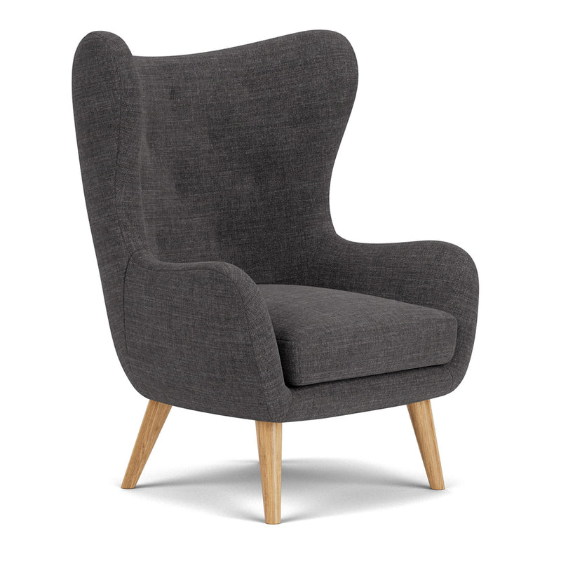 Vega Antracit Fabric / Oak