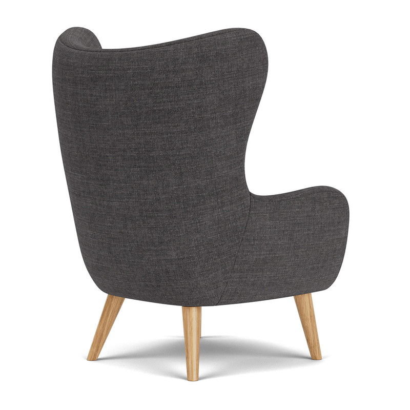 Vega Antracit Fabric / Oak