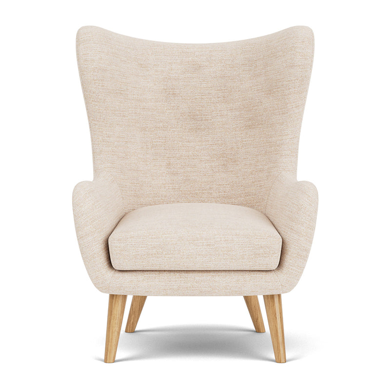 Vega Cream Textured Weave / Oak