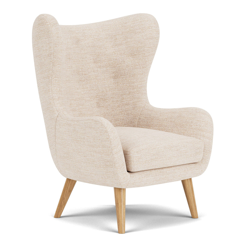 Vega Cream Textured Weave / Oak