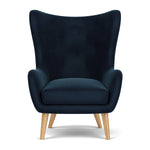 Lux Navy Velvet / Oak