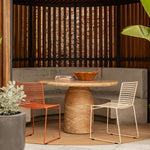 Terracotta Travertine Finish